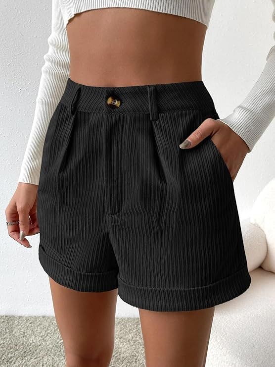 Women's High Waist Tailored Shorts