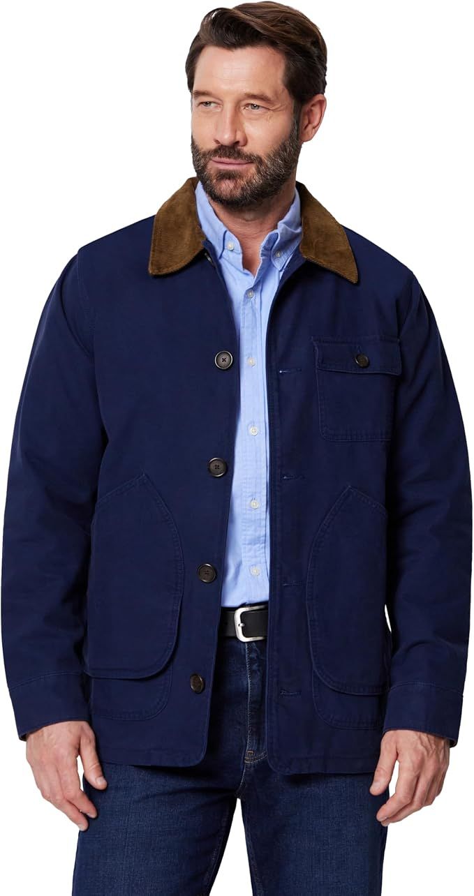 Essentials Men's Cotton Canvas Barn Jacket