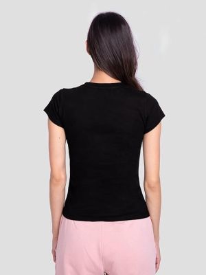 Women's Graphic Printed 100% Cotton T-Shirt - Slim Fit, Round Neck, Half Sleeves