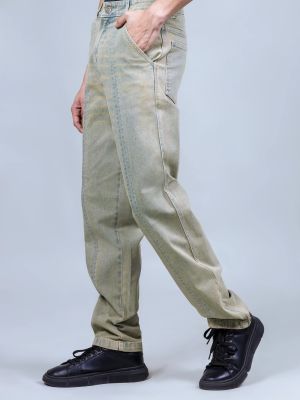 Peach Blue Straight Fit Men's Jeans