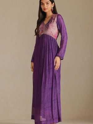Women's Chinon Maxi Dress