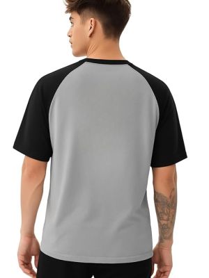 Men Polycotton Classy Look Dri-Fit Round Neck Half Sleeve Tshirt