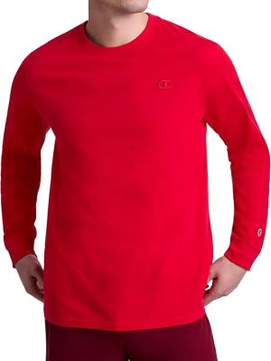Men's Classic Long Sleeve T-Shirt, Standard Fit, Script & C Logo, Available in Regular and Big & Tall