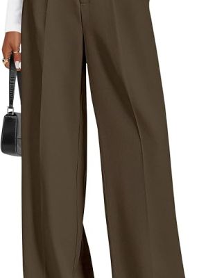 Women's Tailored Wide Leg Work Dress Pants