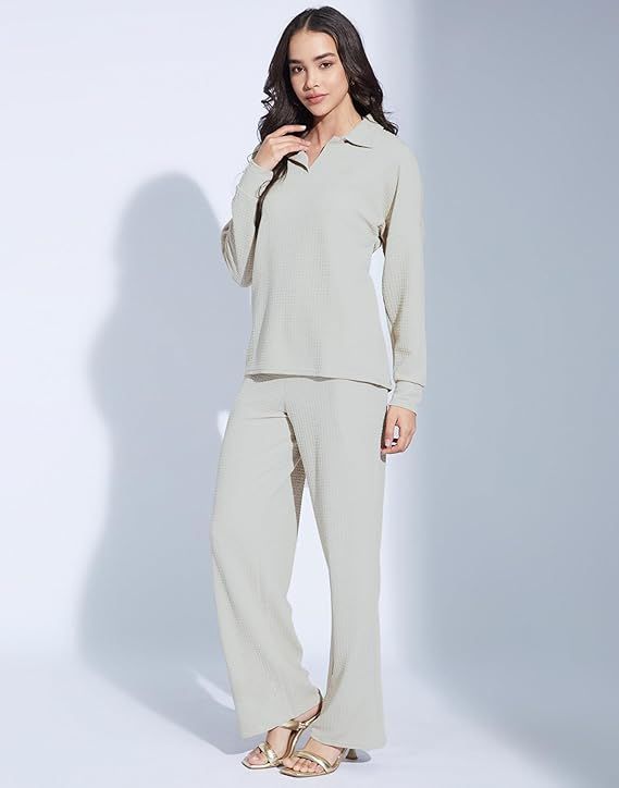 Product Top and Pant Office Wear Co-ord Set Image