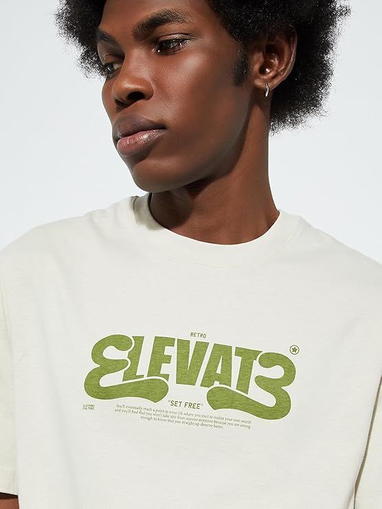 Product Men's Cotton Regular Fit URB_N Graphic T-Shirt Image