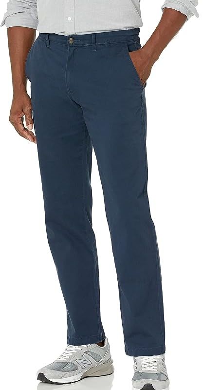 Product Men's Straight-Fit Casual Stretch Chino Pants, Sits at Waist Image