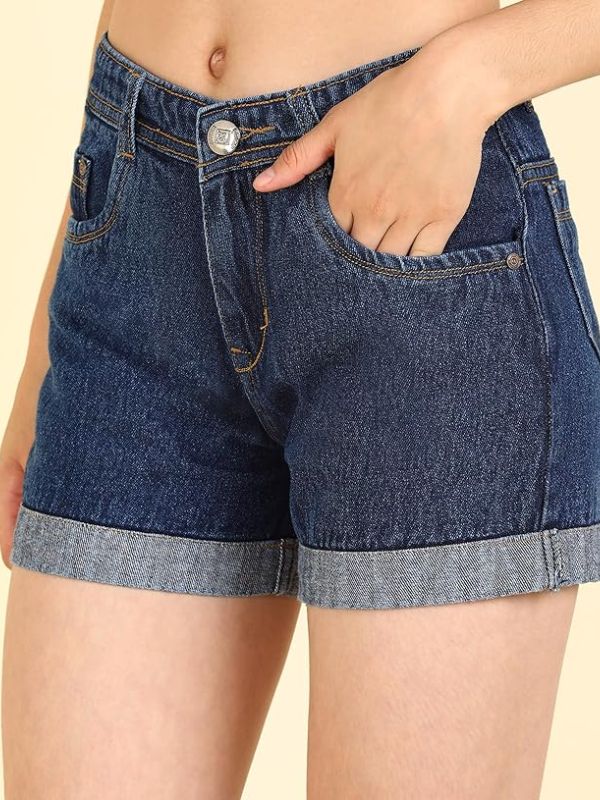 Product Women's Denim Boyfriend Shorts Image