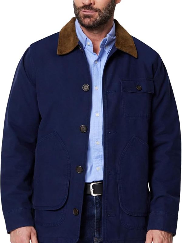 Product Essentials Men's Cotton Canvas Barn Jacket Image