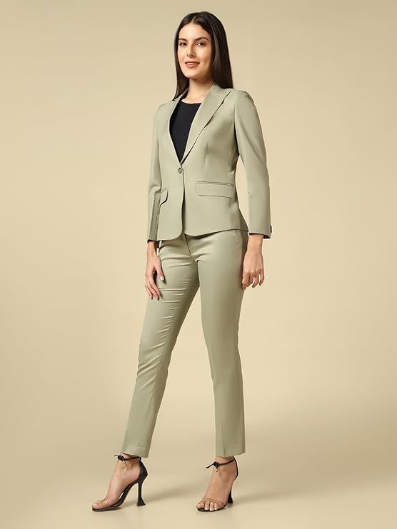 Product Two Piece Coat and Trouser Set for Women's Image