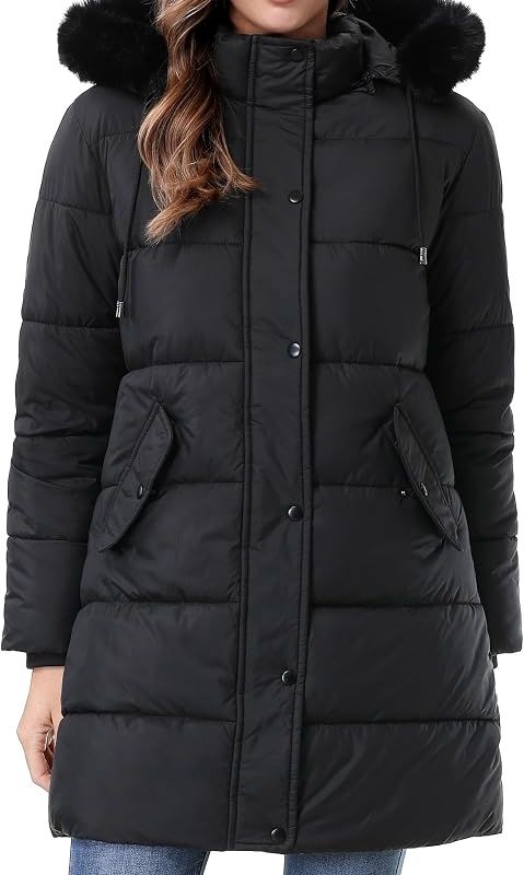 Product Women's Winter Coat Long Waterproof Parka - Warm Snow Jacket for Women,Windproof Winter Jacket for Cold Weather Image