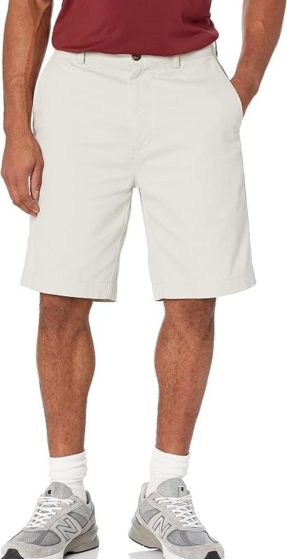 Product Men's Classic-Fit 9" Cotton Twill Chino Shorts with Button-Through Pocket Image