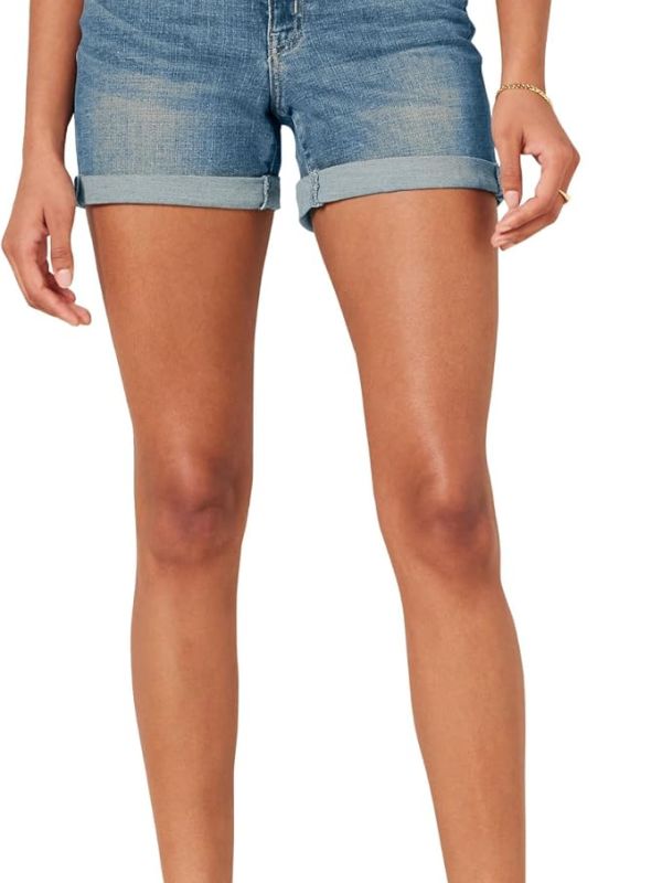 Product Women's Slim Fit Mid-Rise 4" Denim Shorts Image